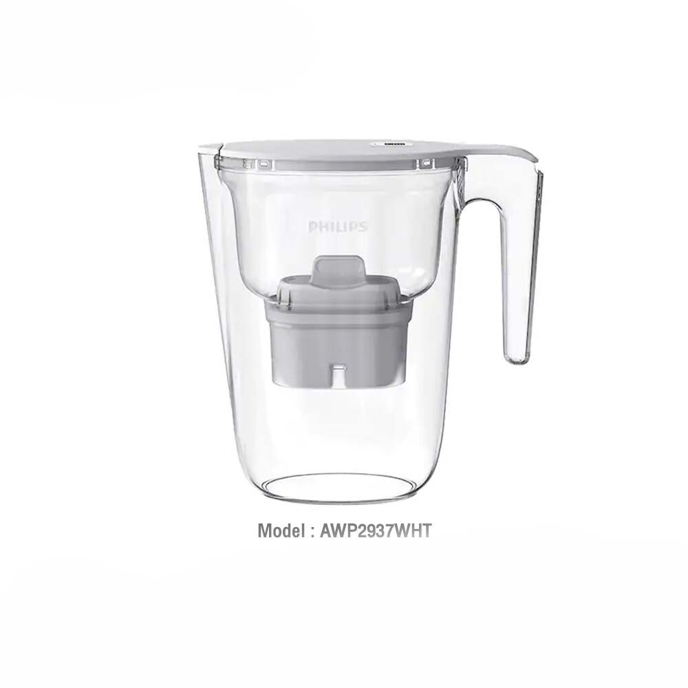 Philips Water Filter Jug with Micro X-Clean Filter 3.4L เหยือกกรองน้ำ รุ่น AWP2937WHT