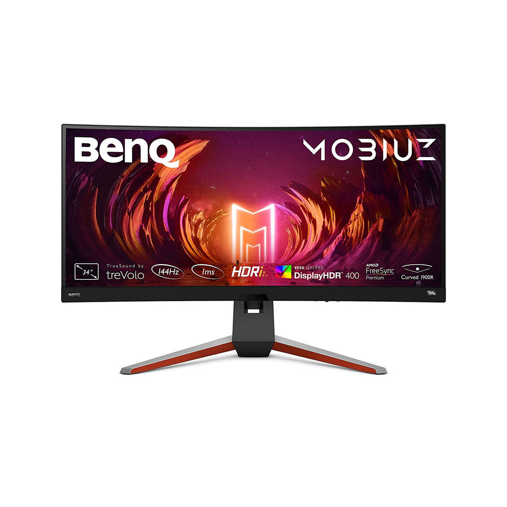 BenQ MOBIUZ EX3415R IPS WQHD 21:9 Ultrawide Curved Monitor ขนาด 34 นิ้ว